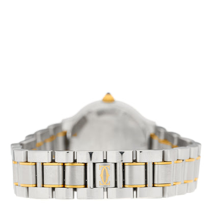 Cartier Stainless Steel 18K Yellow Gold 28mm Must de 21 Quartz Watch 3 of 4