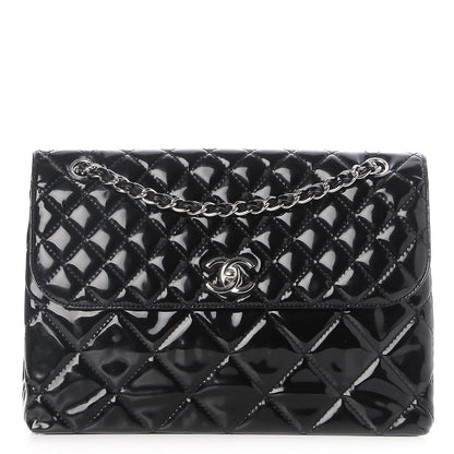 Chanel Vinyl Quilted In the Business Flap Bag Black 1 of 7