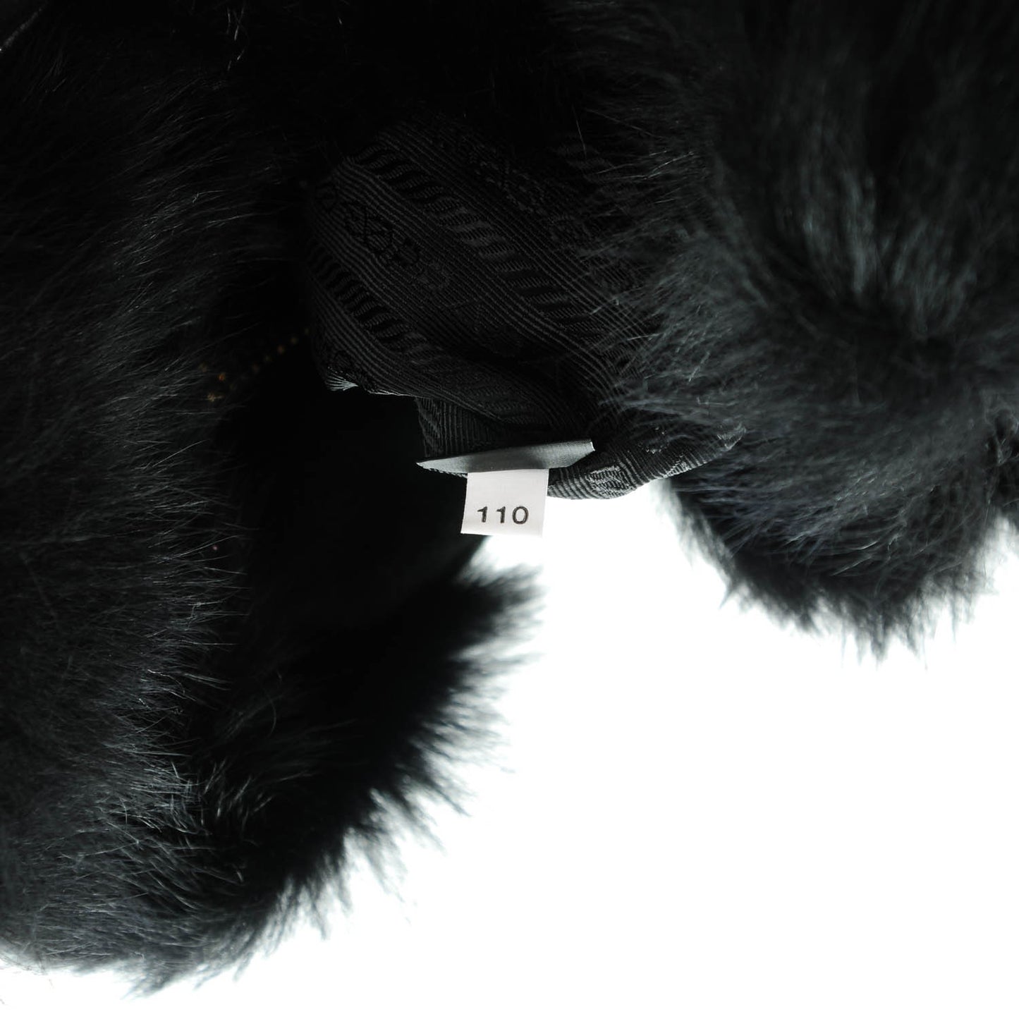 Eco Lapin Faux Fur Handbag Black