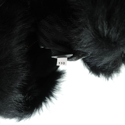 Prada Eco Lapin Faux Fur Handbag Black 9 of 9