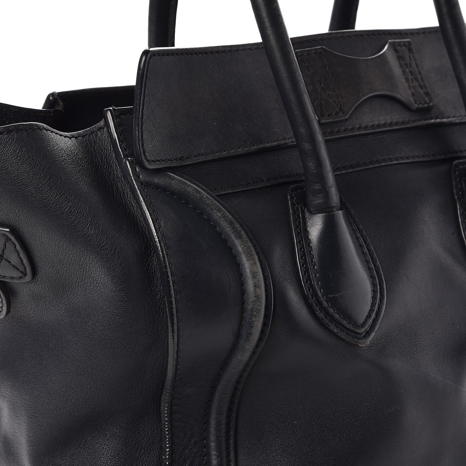 Celine Smooth Calfskin Mini Luggage Navy Blue 16 of 21