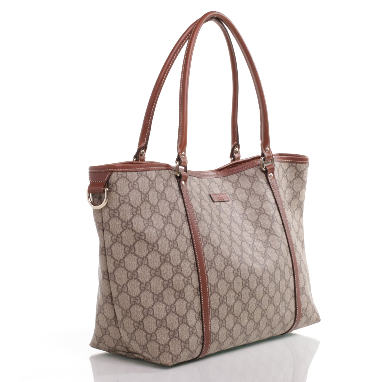 GG Plus Monogram Medium Joy Tote Brown