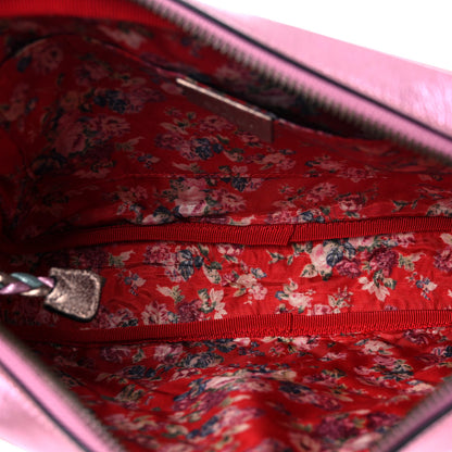 Gucci Laminated Nappa Trapuntata Small Zumi Shoulder Bag Rosa Lago Rame 5 of 9