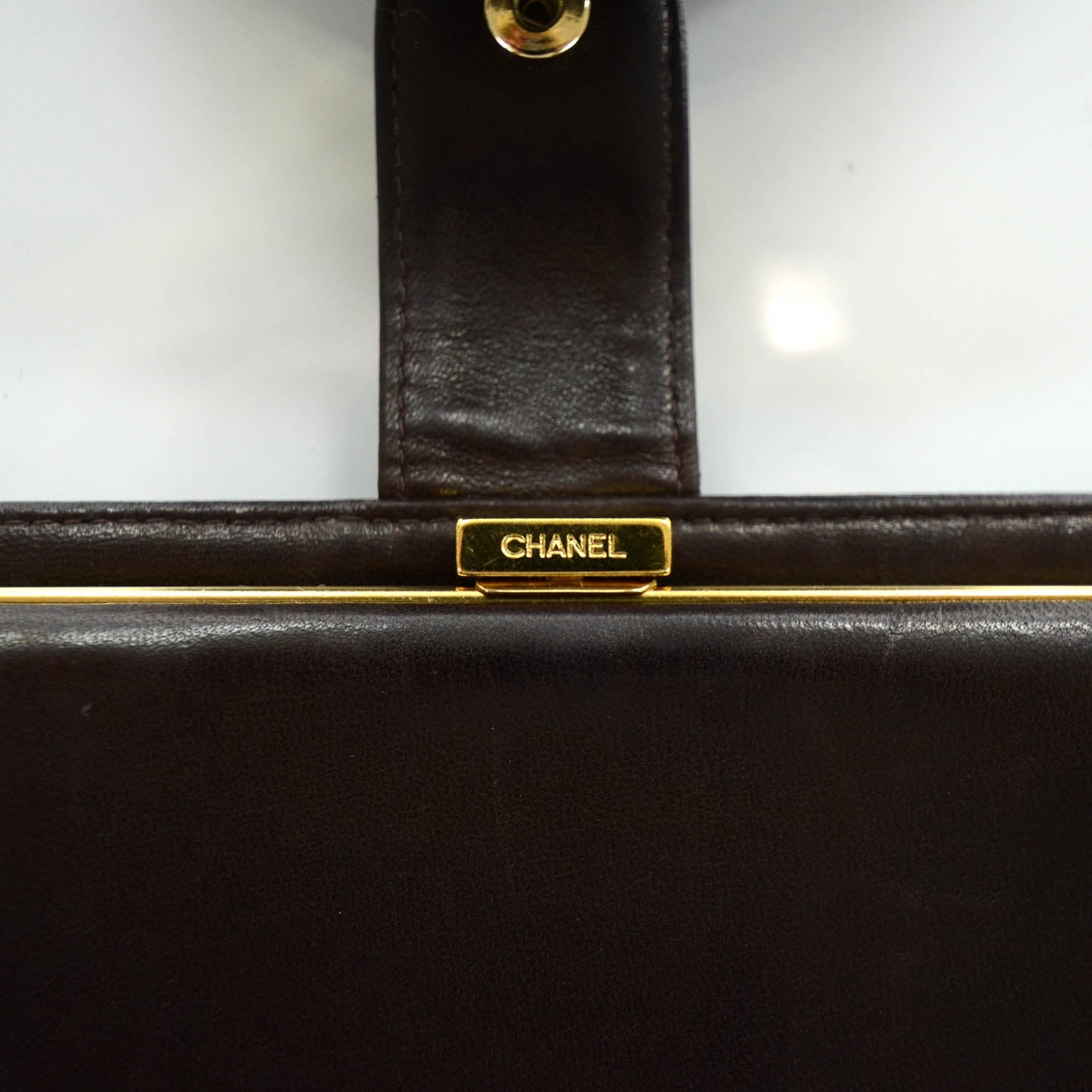 Chanel Caviar CC Wallet Dark Brown 5 of 8