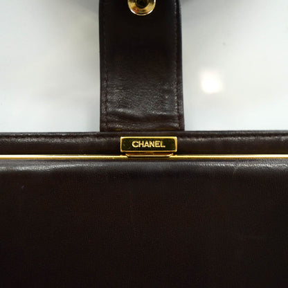 Chanel Caviar CC Wallet Dark Brown 5 of 8