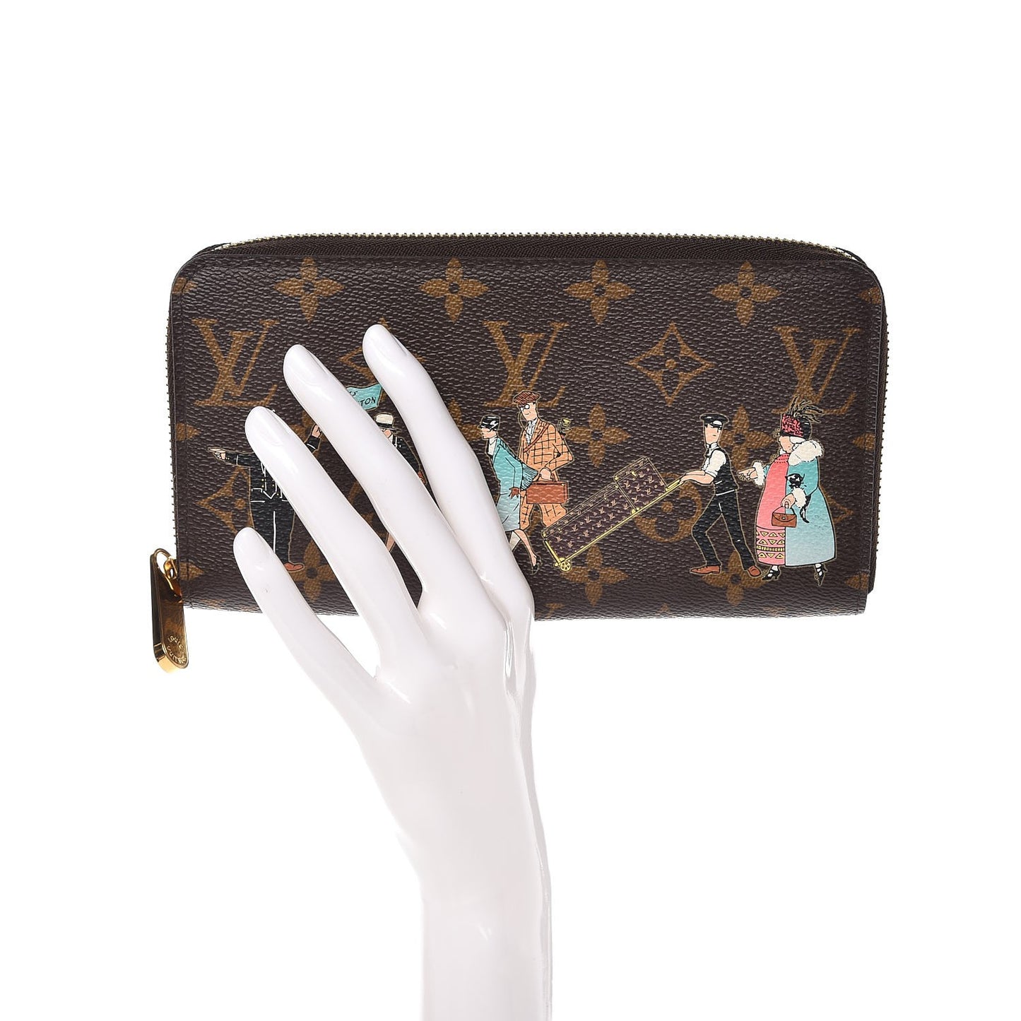 Monogram Illustre Zippy Wallet Rose