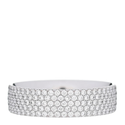 Tiffany 18K White Gold Diamond Metro Five-Row Ring 56 7.5 3 of 4