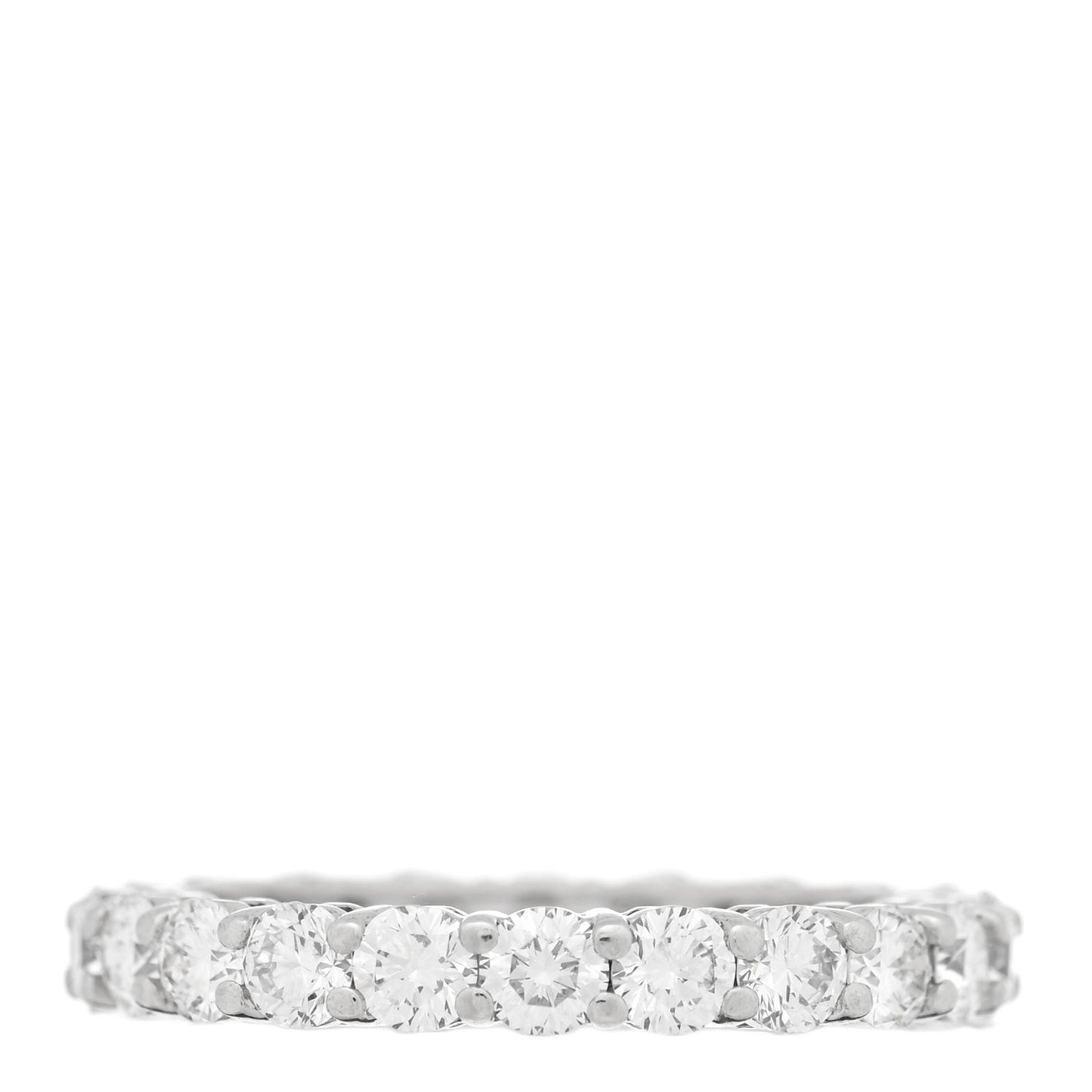 Platinum Diamond 3mm Forever Eternity Band Ring 49/5