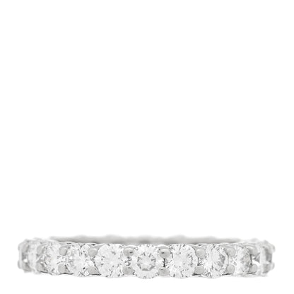 Tiffany Platinum Diamond 3mm Forever Eternity Band Ring 49/5 1 of 4
