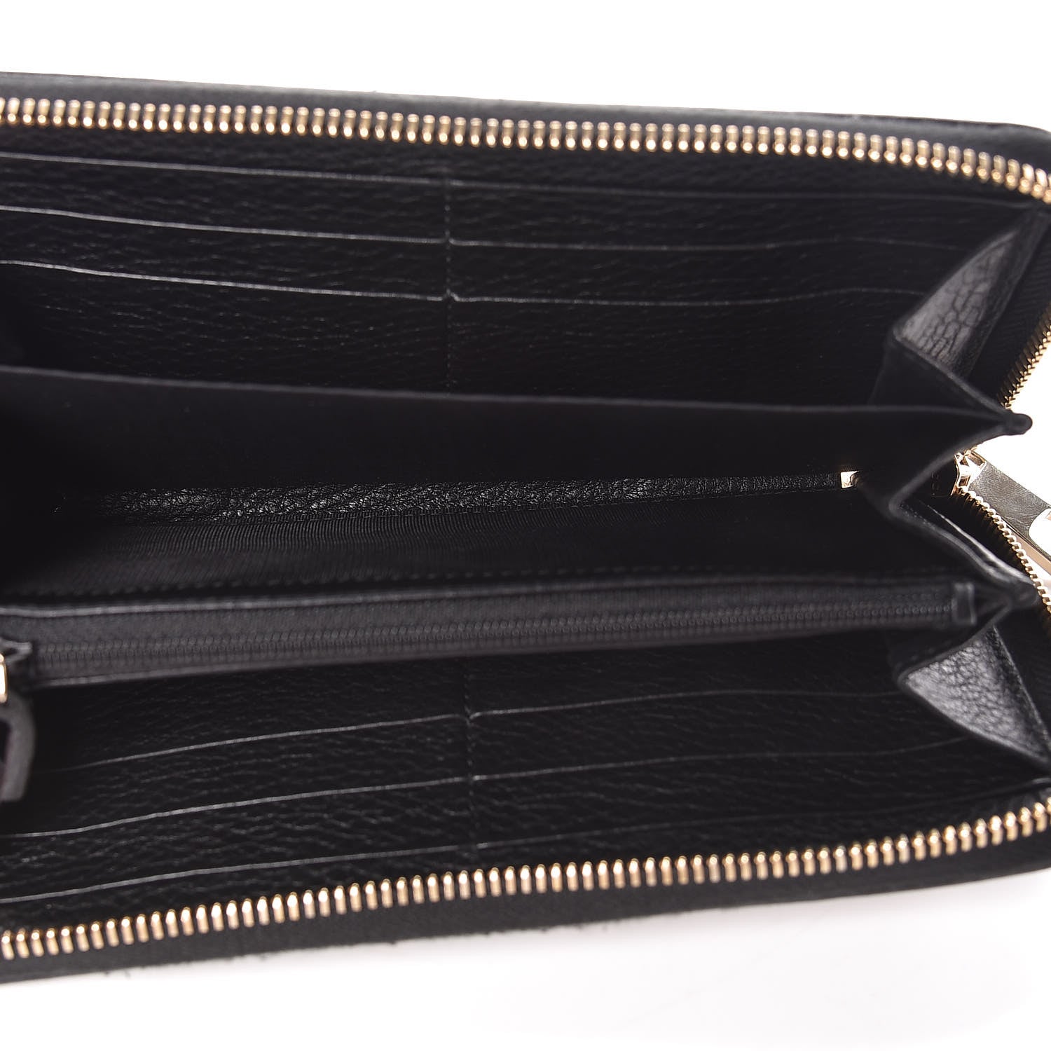 Gucci Monogram Zip Around Wallet Beige Ebony Cocoa 5 of 7