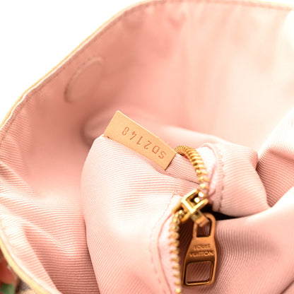 Louis Vuitton Damier Azur Graceful MM Rose Ballerine 7 of 14