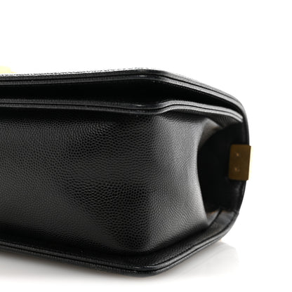 Chanel Caviar Quilted Medium Boy Flap Black 10 of 11