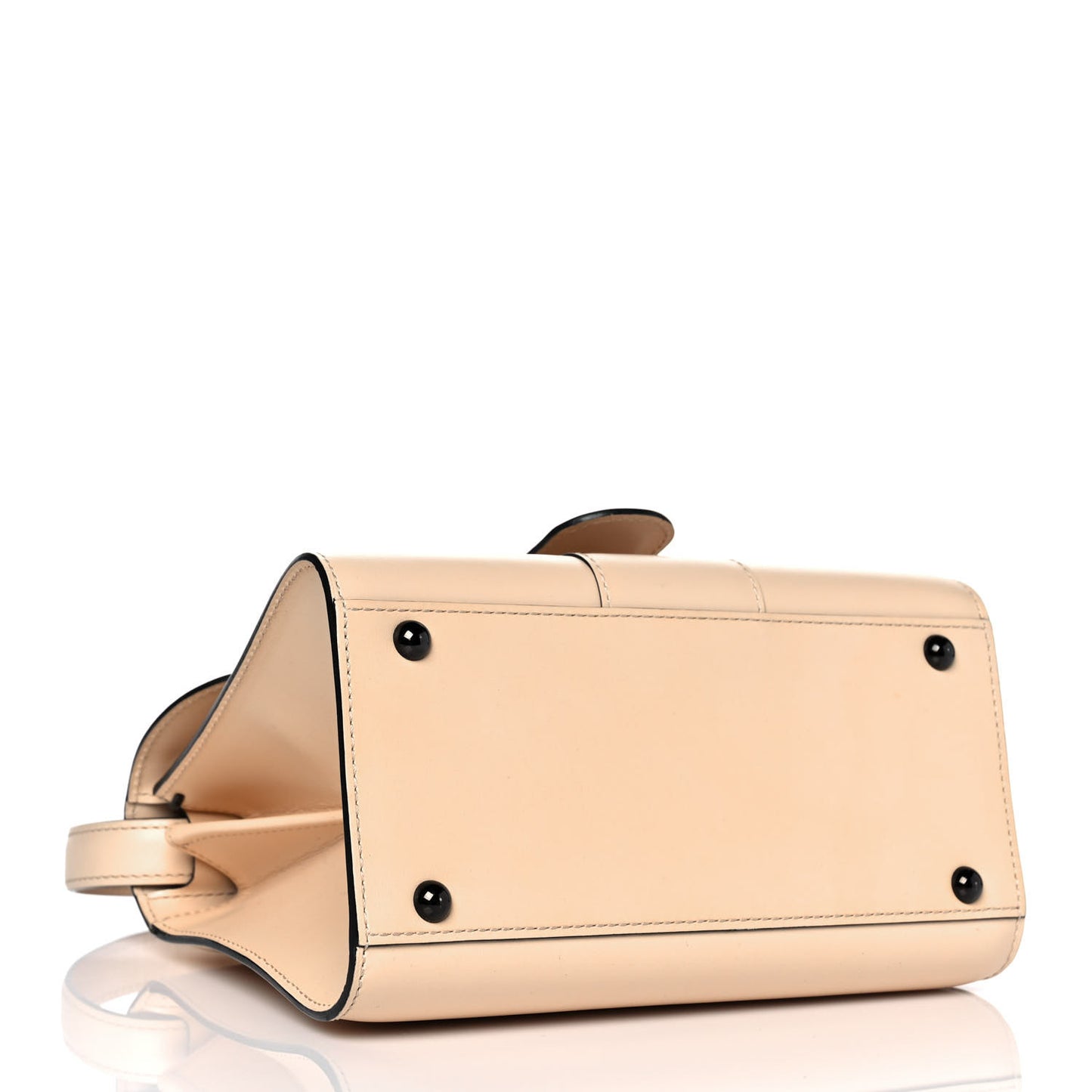 Calfskin Mini Brillant Satchel Nude