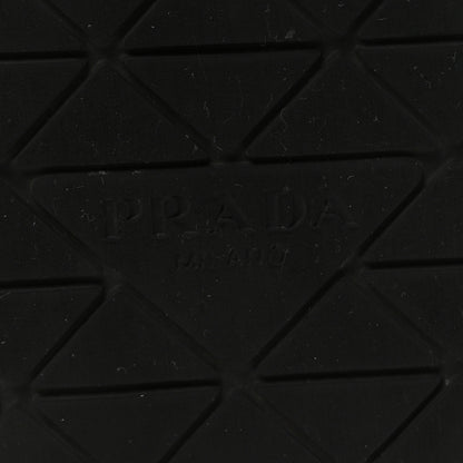 Prada Nappa Padded Blow 20mm Slingback Sandals 37.5 Black 7 of 9