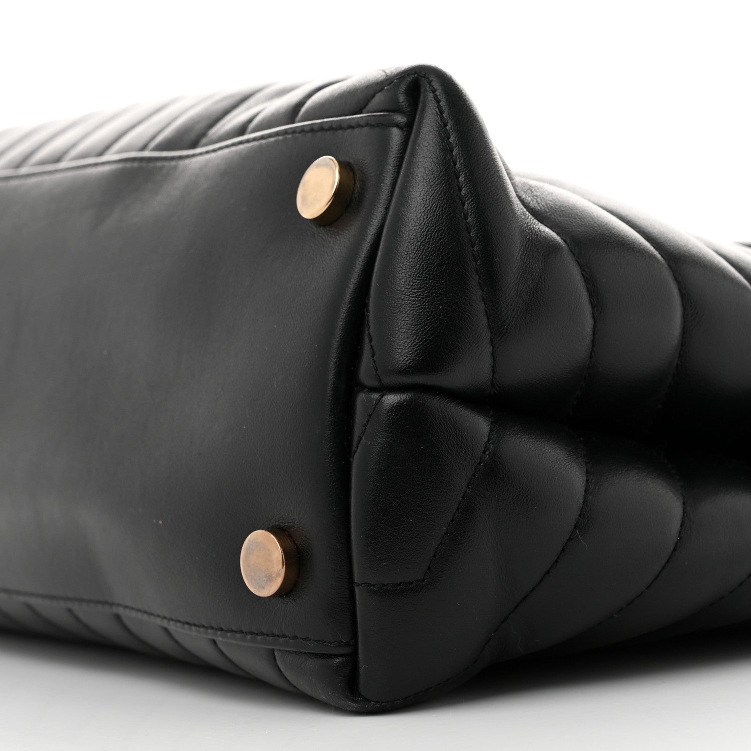 Saint Laurent Calfskin Y Quilted Monogram Large Loulou Chain Satchel Black 11 of 13