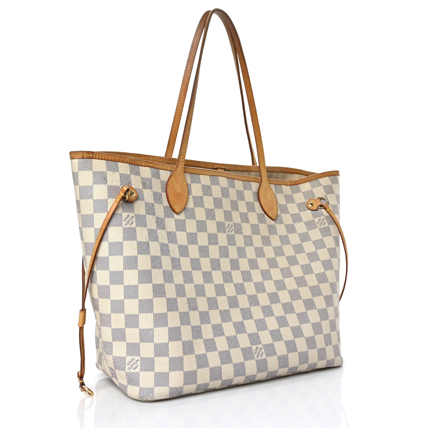 Louis Vuitton Damier Azur Neverfull MM 3 of 10
