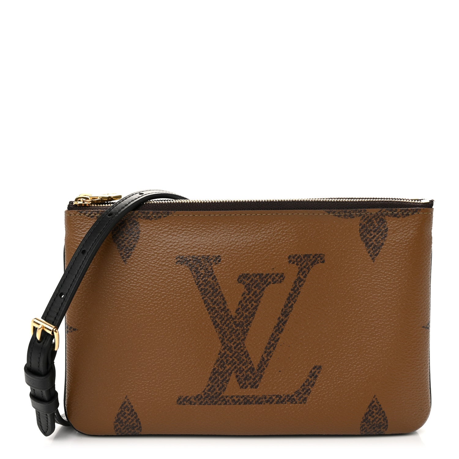 Louis Vuitton Reverse Monogram Giant Double Zip Pochette 1 of 11