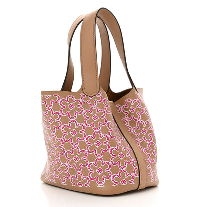 Hermes Swift Micro Lucky Daisy Picotin Lock Chai Rose White 3 of 11