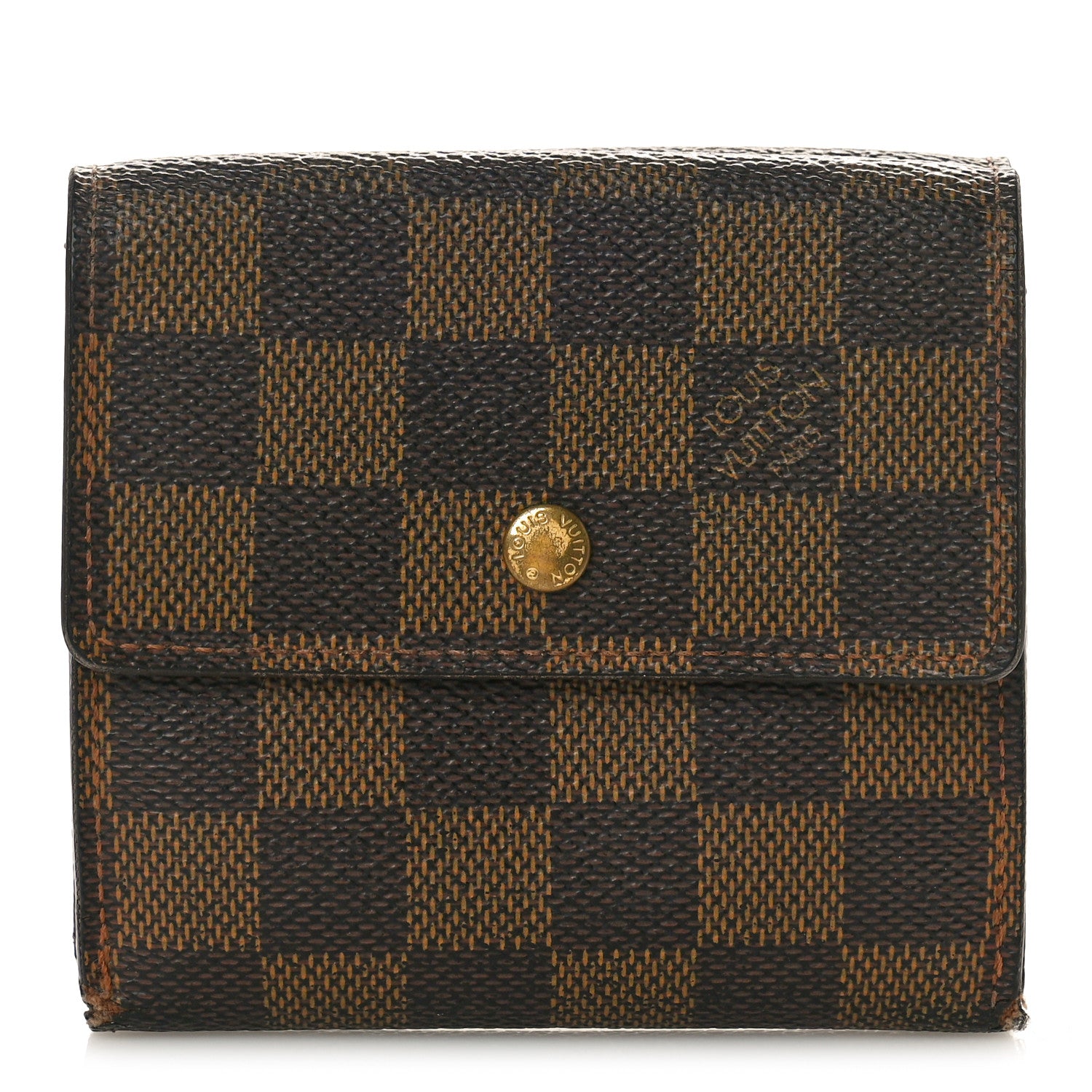Louis Vuitton Damier Ebene Elise Wallet 1 of 9