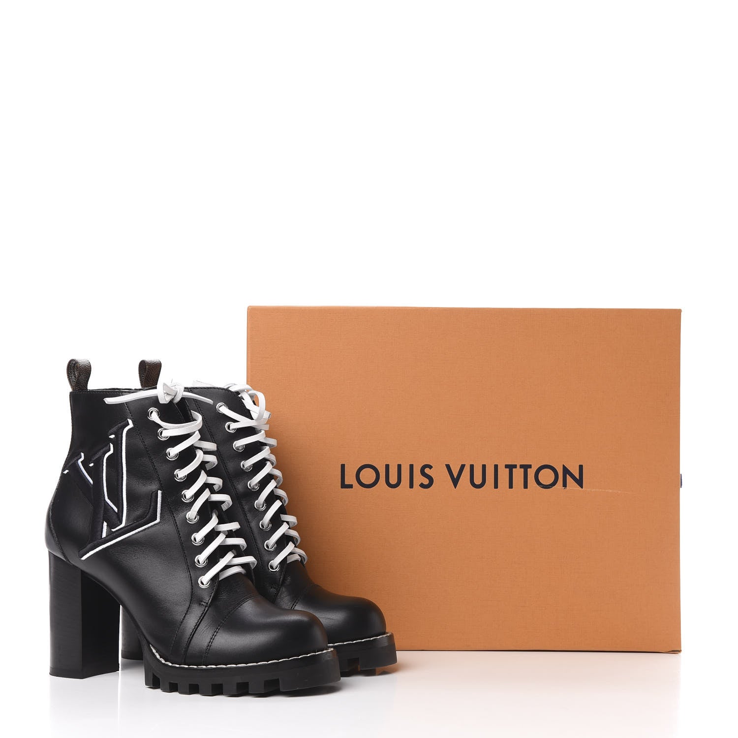 Louis Vuitton Calfskin Star Trail Ankle Boots 39 Black 10 of 10