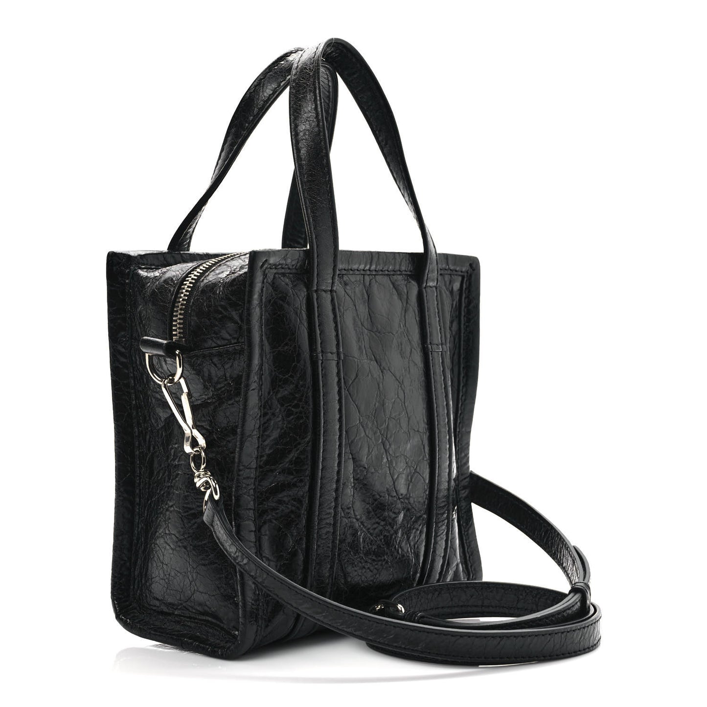 Agneau XXS Bazar Shopper Tote Black