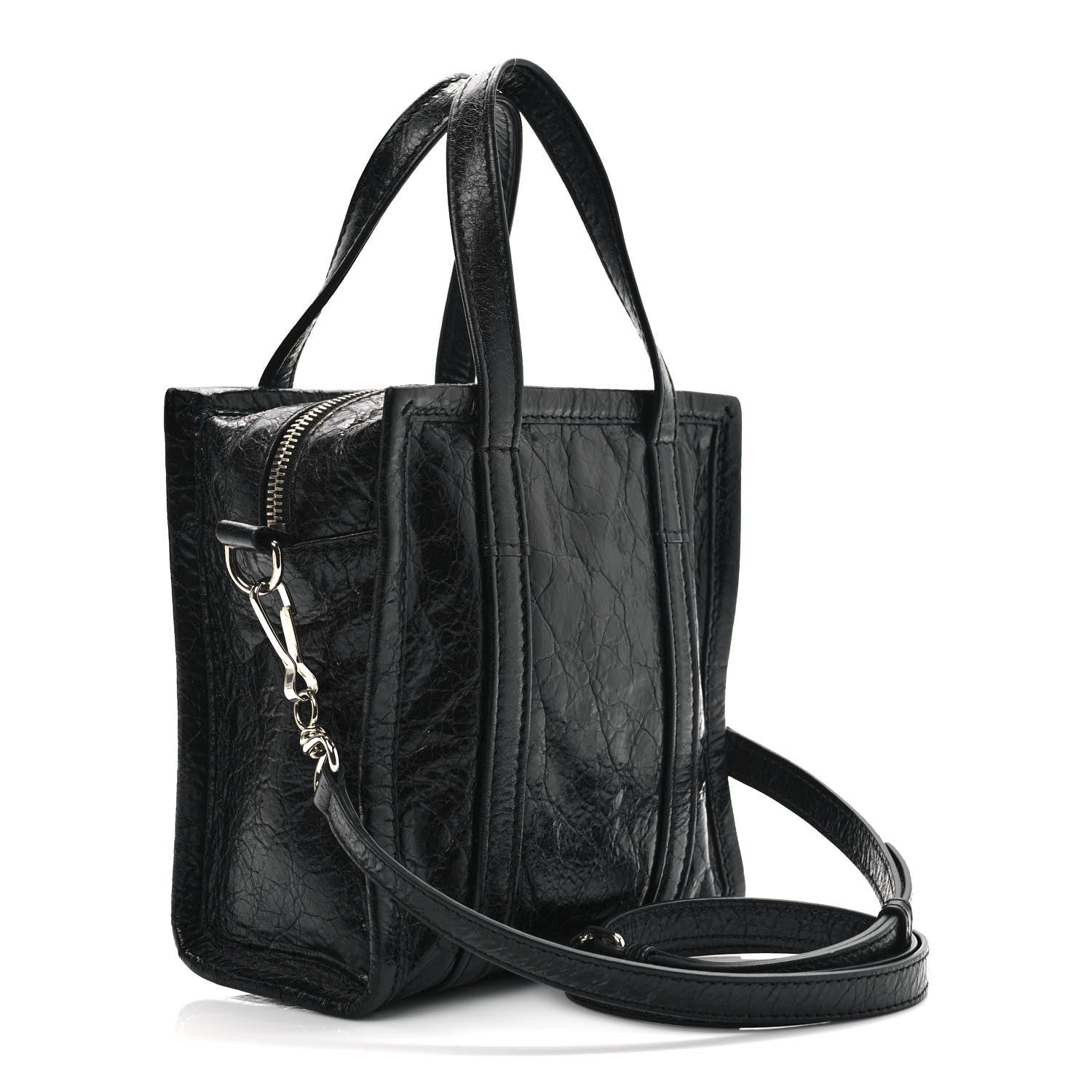 Balenciaga Agneau XXS Bazar Shopper Tote Black 3 of 8