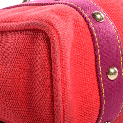 Louis Vuitton Toile Antigua Cabas MM Red Pink 8 of 8