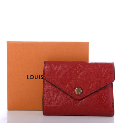 Louis Vuitton Empreinte Victorine Wallet Scarlet 8 of 8