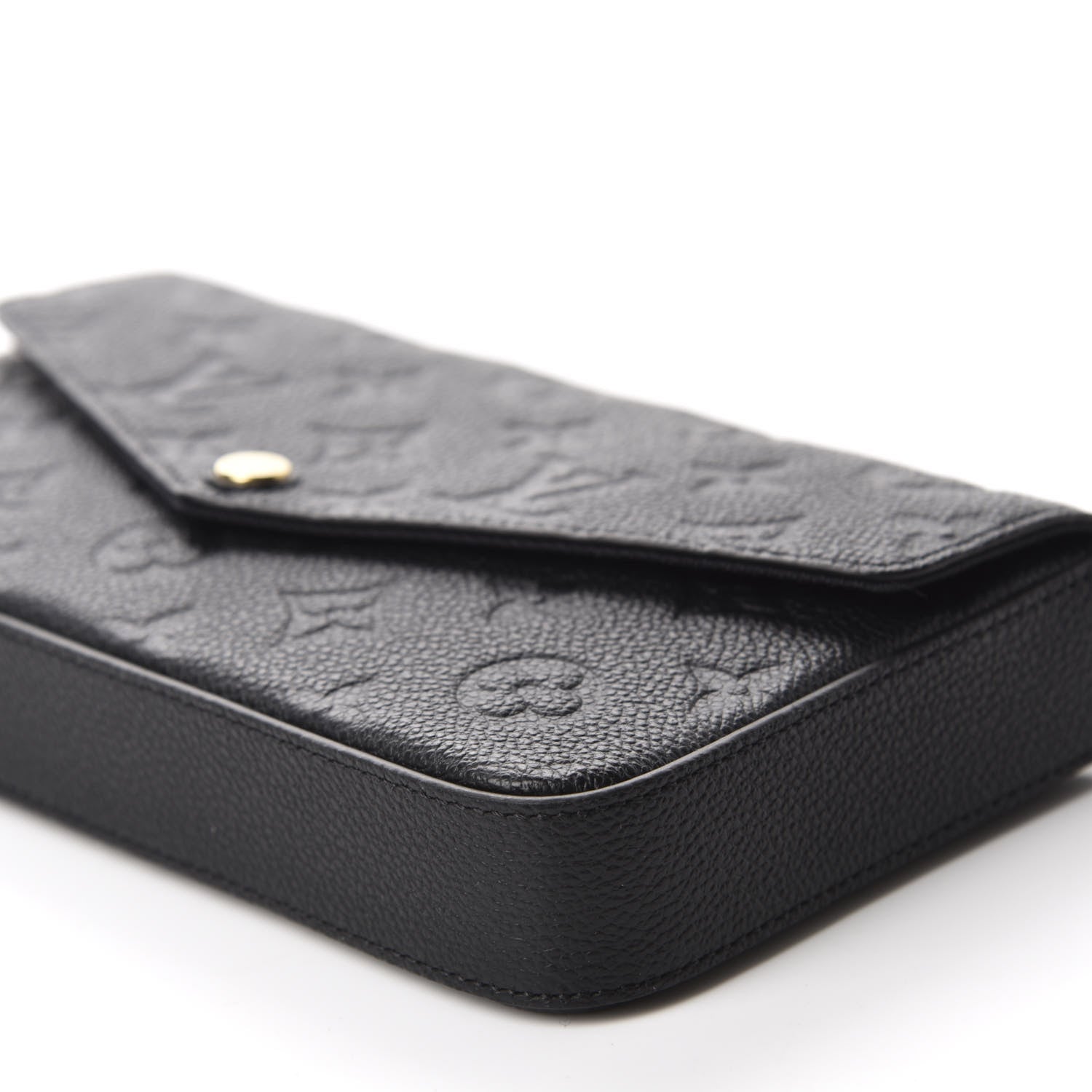Louis Vuitton Empreinte Pochette Felicie Chain Wallet Black 7 of 11