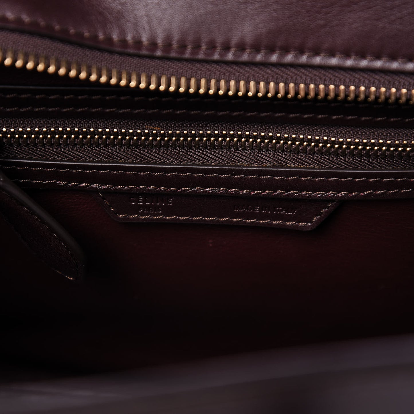 Smooth Calfskin Suede Micro Tri-Color Luggage Beige