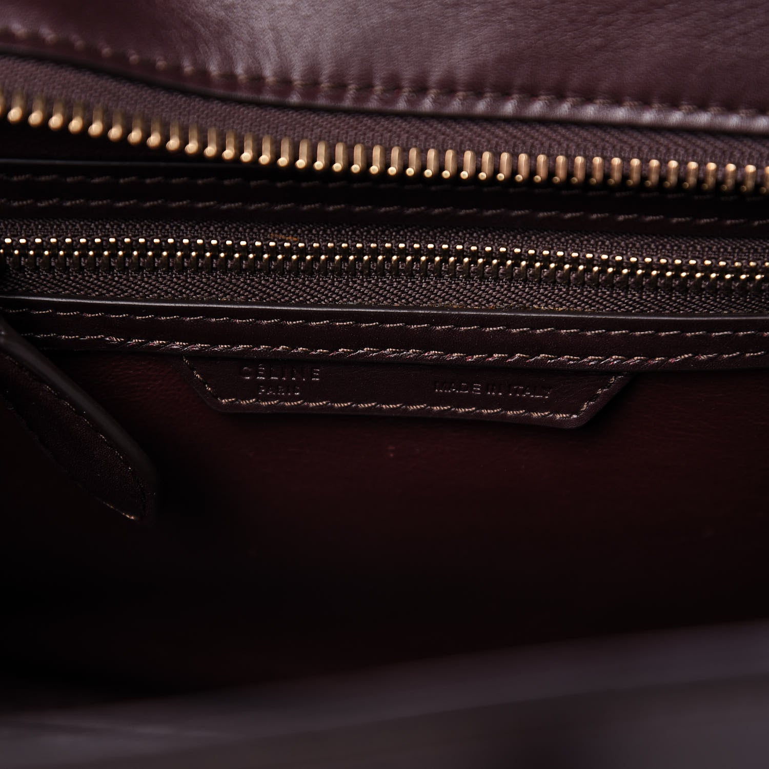 Celine Smooth Calfskin Suede Micro Tri-Color Luggage Beige 6 of 10