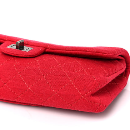 Chanel Jersey Quilted 2.55 Reissue East West Flap Red 9 of 9