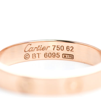Cartier 18K Pink Gold 3.5mm LOVE Wedding Band Ring 62 10 4 of 4