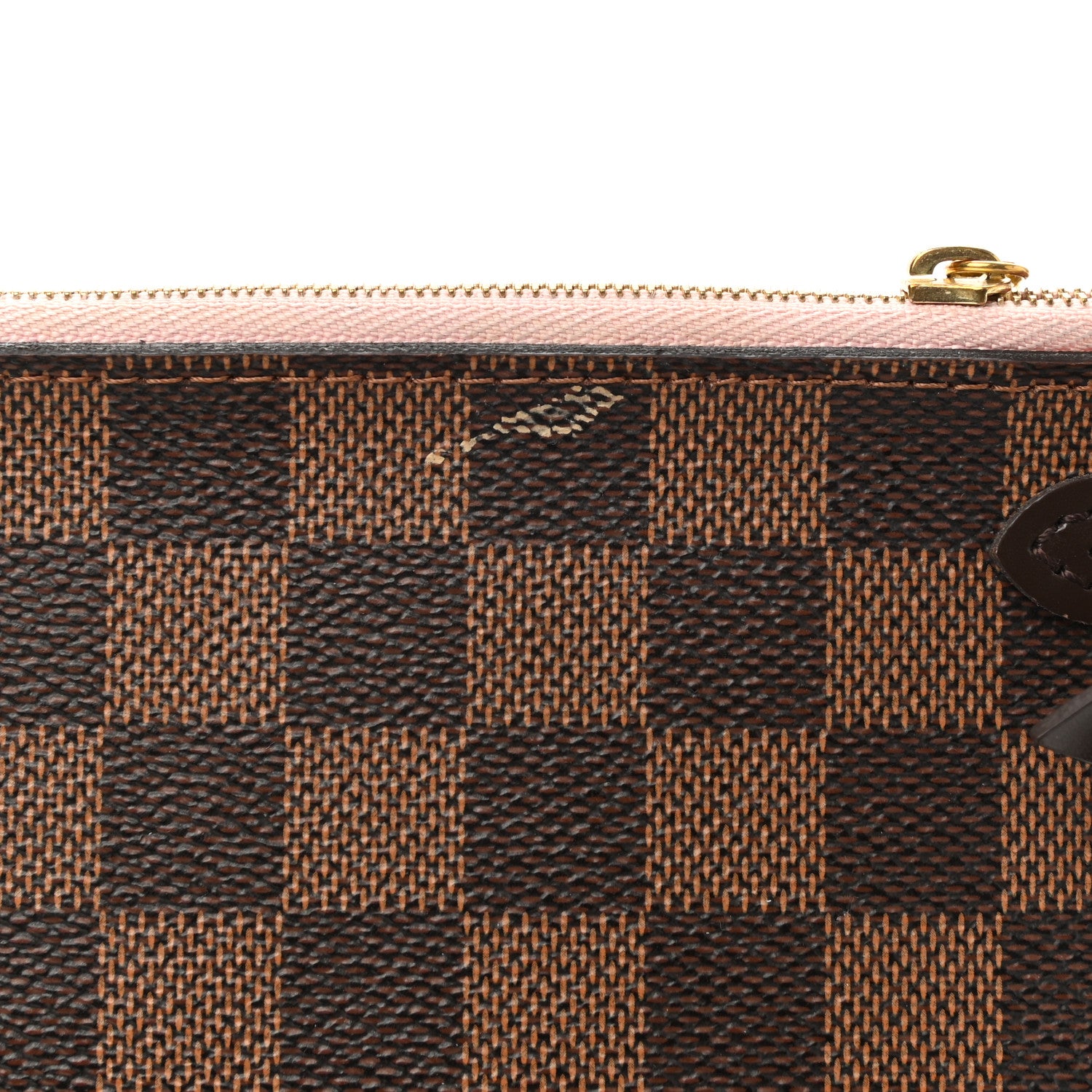 Louis Vuitton Damier Ebene Neverfull MM GM Pochette Rose Ballerine 10 of 11