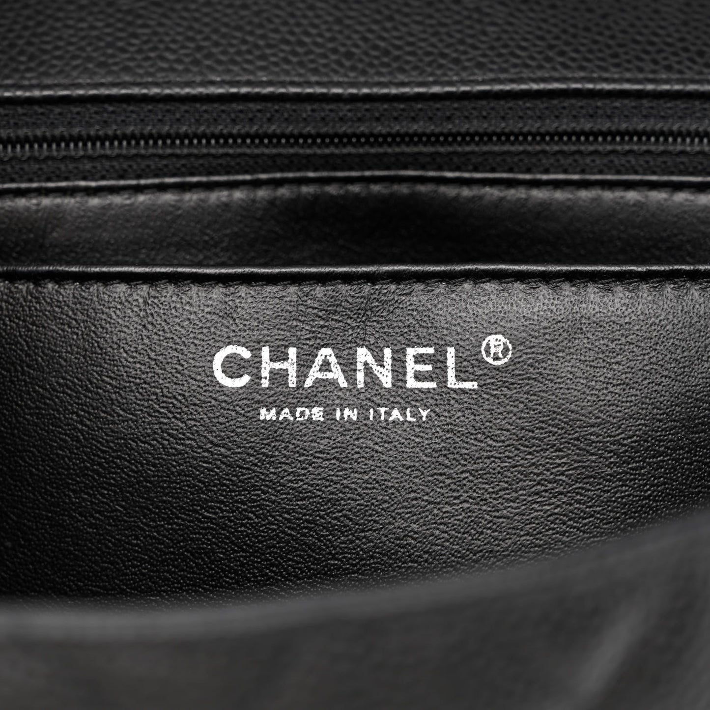 Caviar Quilted Maxi Single Flap Black