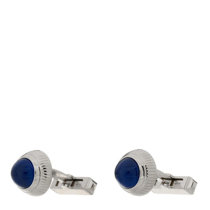 Cartier Palladium Sterling Silver Blue Spinel R De Cartier Biplane Cufflinks 3 of 8