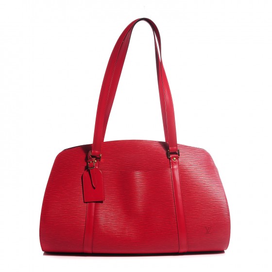 Louis Vuitton Epi Solferino 50 Castillan Red 1 of 16