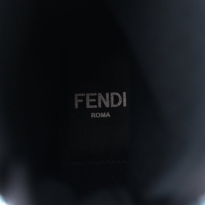 Fendi Nylon Baguette Domino 50mm Biker Boots 36 Eddie Black 8 of 10