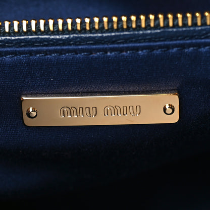 Miu Miu Nappa Matelasse Shoulder Bag Bleuette 6 of 8