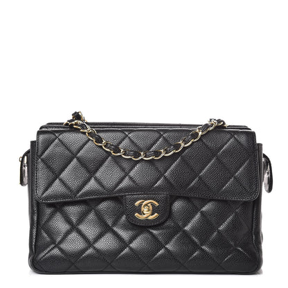Chanel Caviar Quilted Flap Shoulder Bag Black 1 of 15