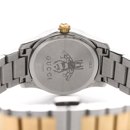 Gucci Stainless Steel 27mm G-Timeless Two Tone Cat Quartz Watch 4 of 5
