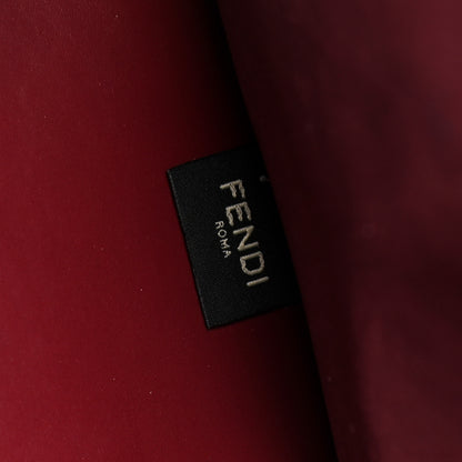 Fendi Vitello King Plexiglass Logo Embossed Large Fendi Sunshine Shopper Tote Barolo 7 of 13