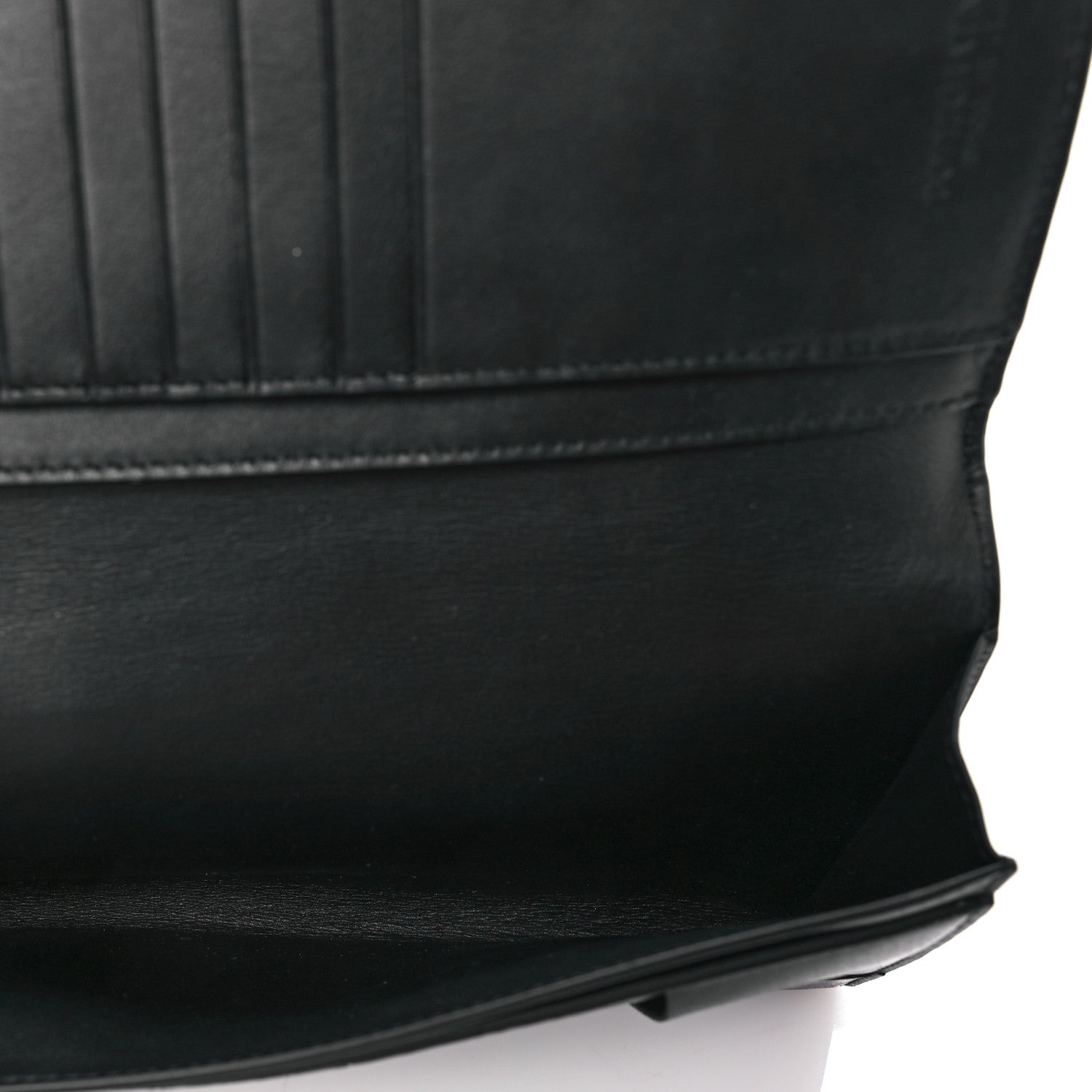 Bottega Veneta Calfskin Maxi Intrecciato Zip Wallet Black 6 of 8