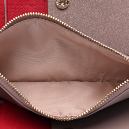 Valentino Garavani Calfskin Rockstud Continental Wallet Poudre 5 of 6