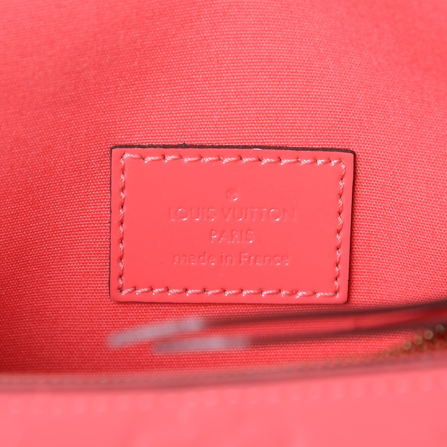 Louis Vuitton Vernis Lucie Pouch Rose Litchi 6 of 6