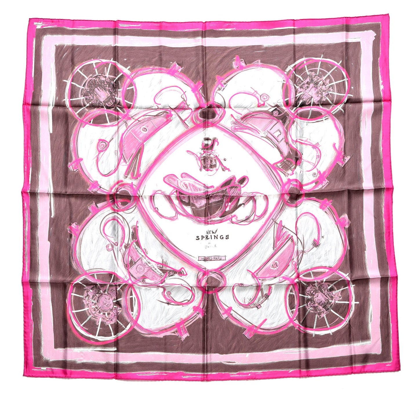 Silk New Springs Scarf 90