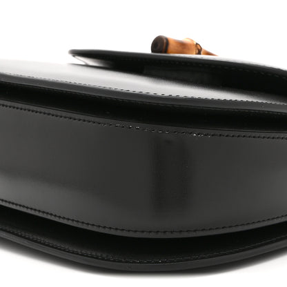 Gucci Boarded Dyana Lux Calfskin Web Monochrome Small Bamboo 1947 Top Handle Bag Black 11 of 11