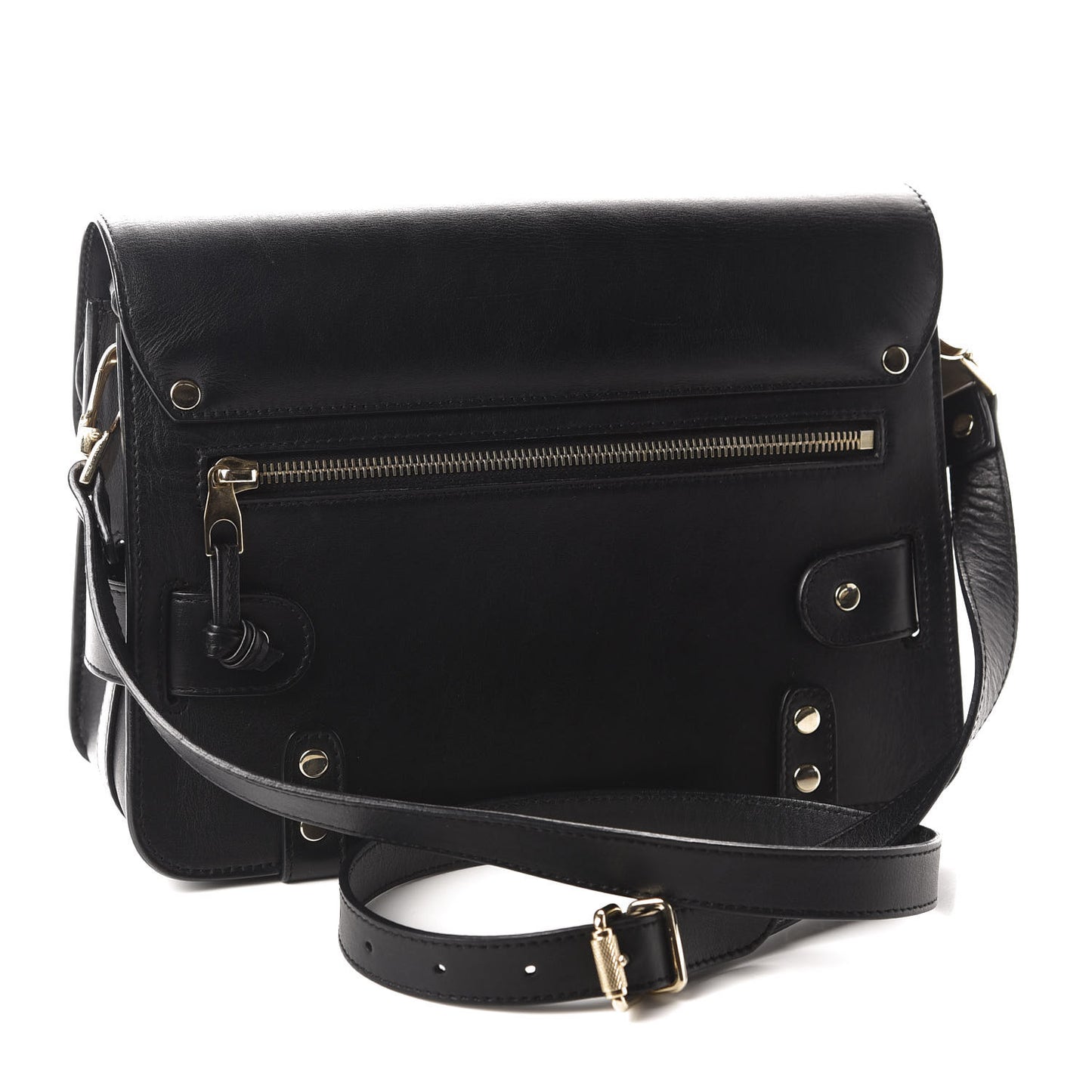Calfskin PS11 Classic Shoulder Bag Black