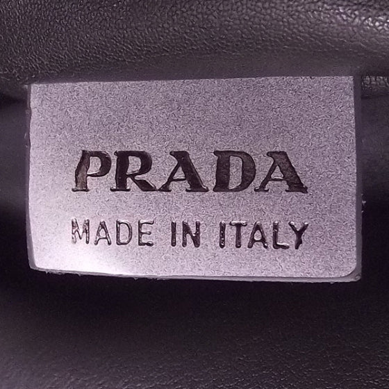 Prada Spazzolato Crystal Tote Grey 9 of 11