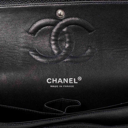 Chanel Caviar Quilted Medium Double Flap Black 8 of 10